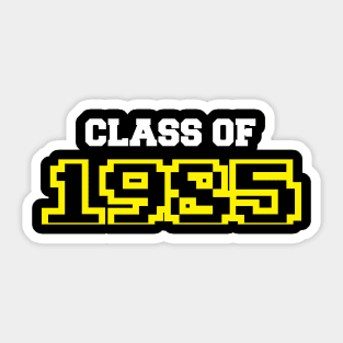 Class of 1985 Sticker